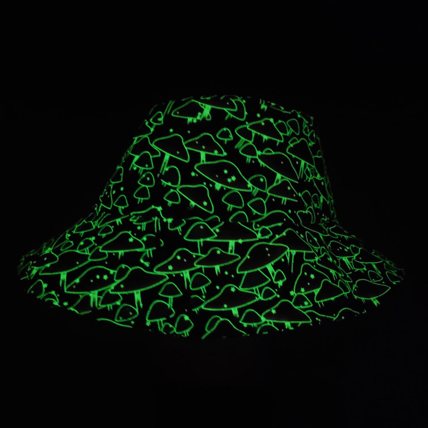 GLOW-IN-THE-DARK Mushroom Bucket Hat