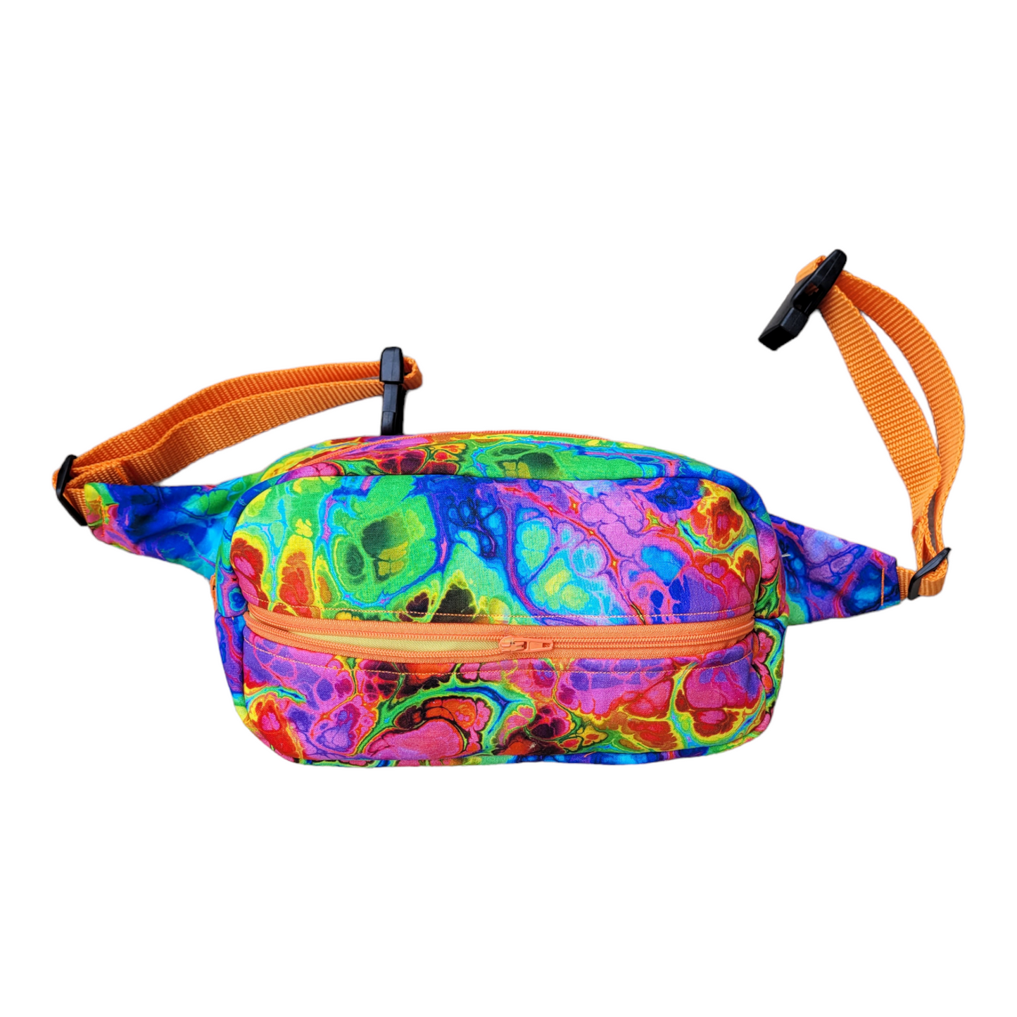 Rainbow Oil-spill Fanny Pack