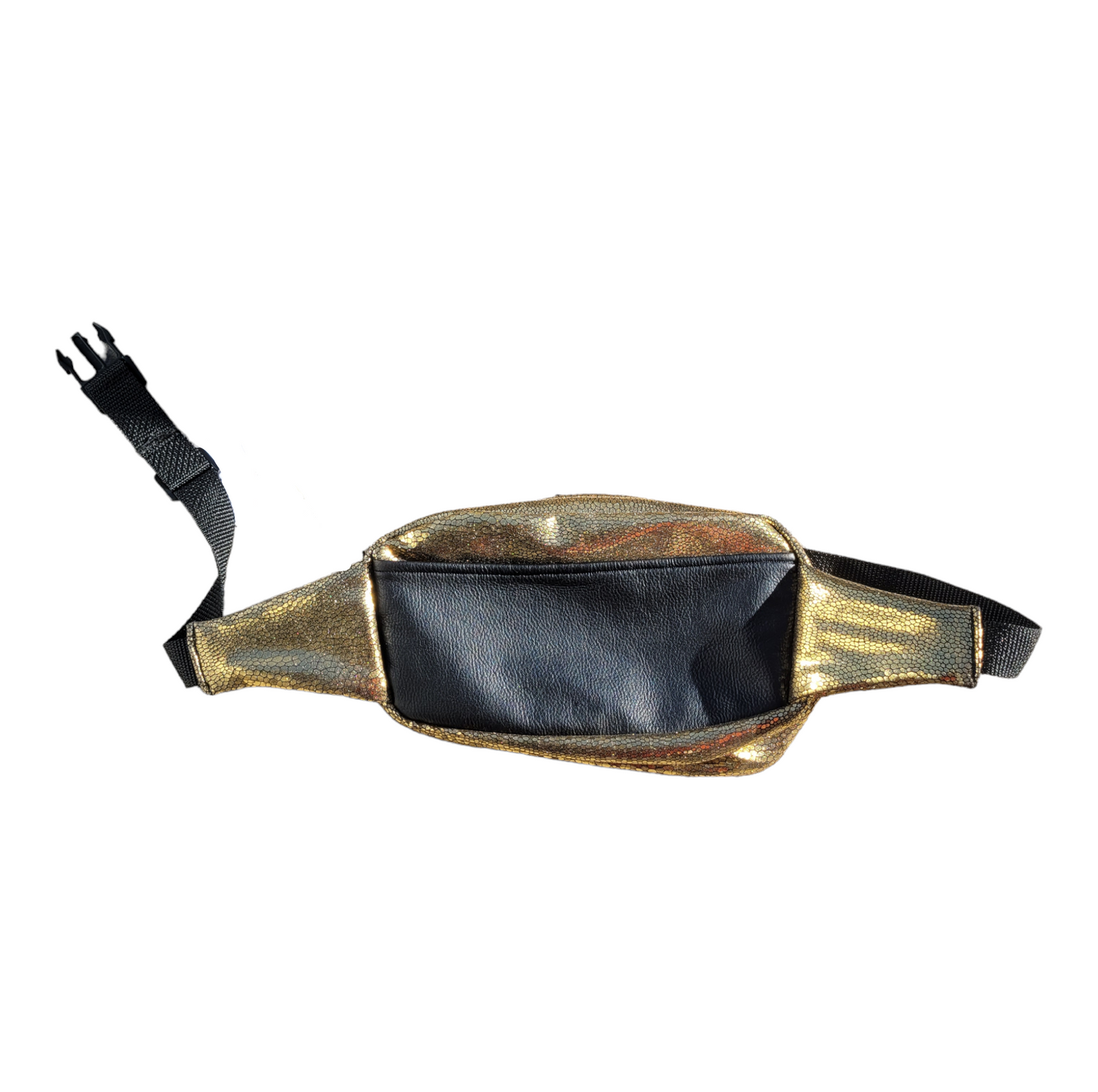 Gold Snake Skin Fanny Pack