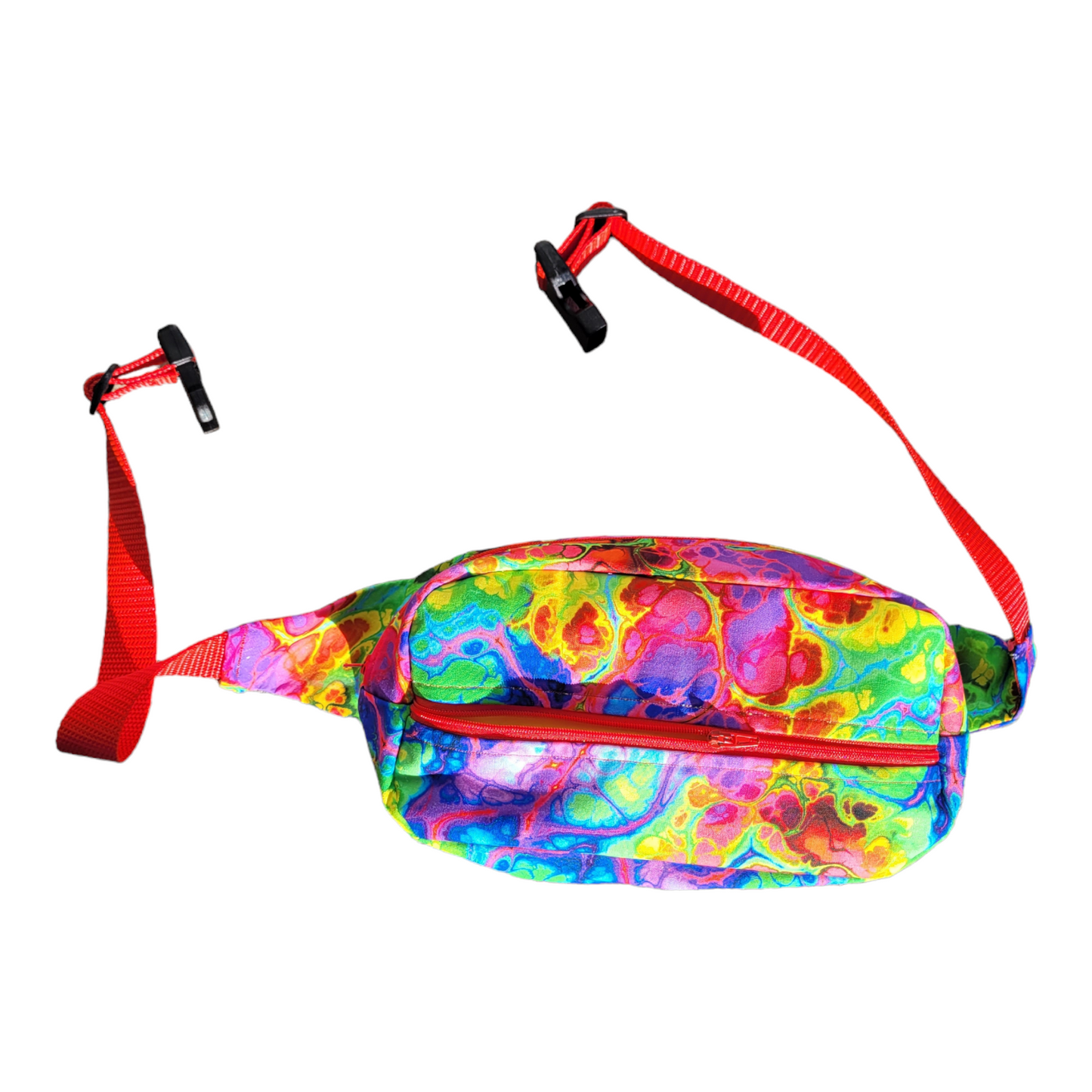 Rainbow Oil-spill Fanny Pack