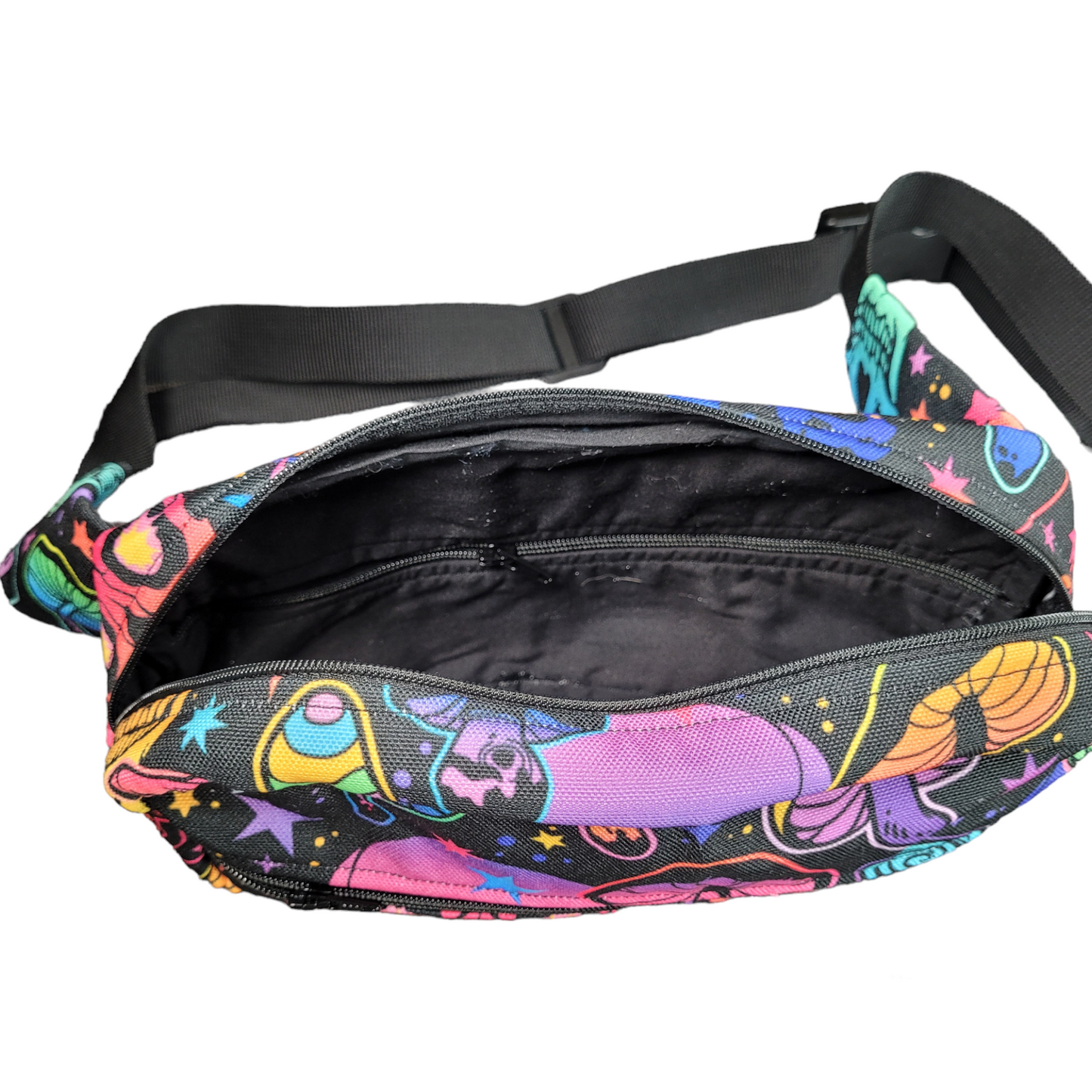 Neon Skulls Fanny Pack