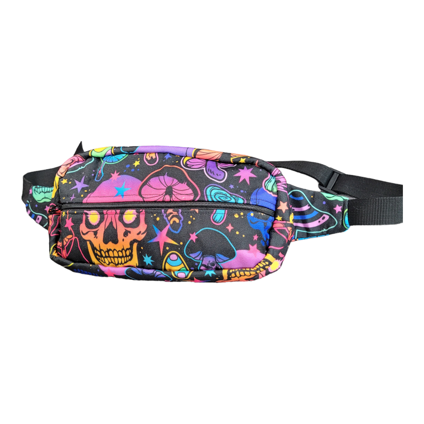 Neon Skulls Fanny Pack