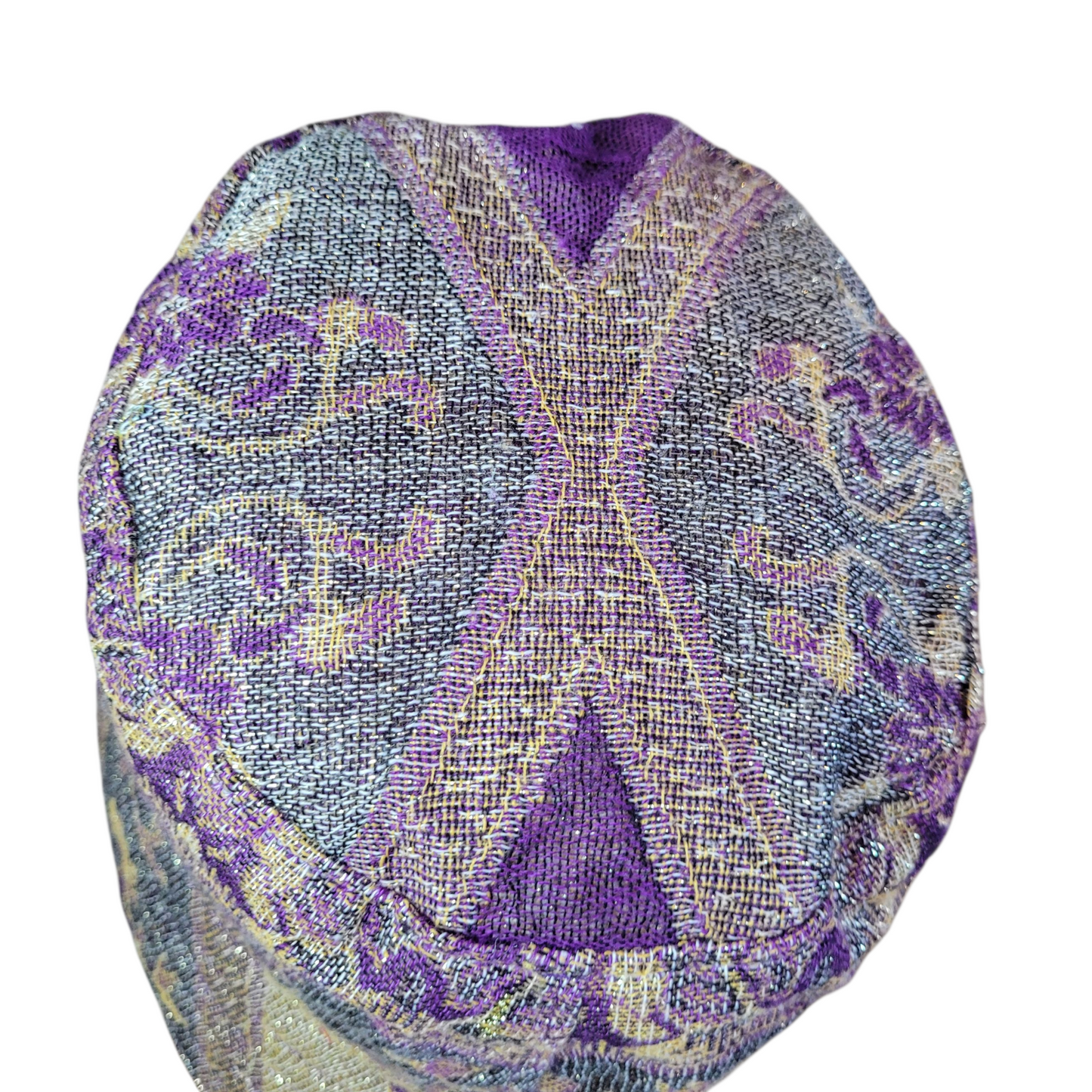 Reversible Pashmina Bucket Hat - Purple Mirage