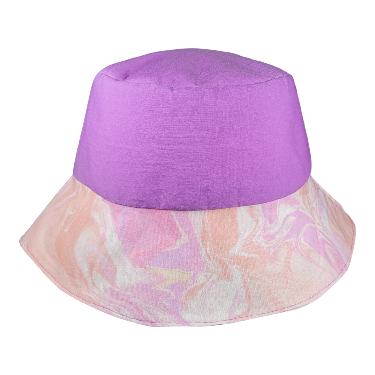 Pink Marble Swirl Bucket Hat