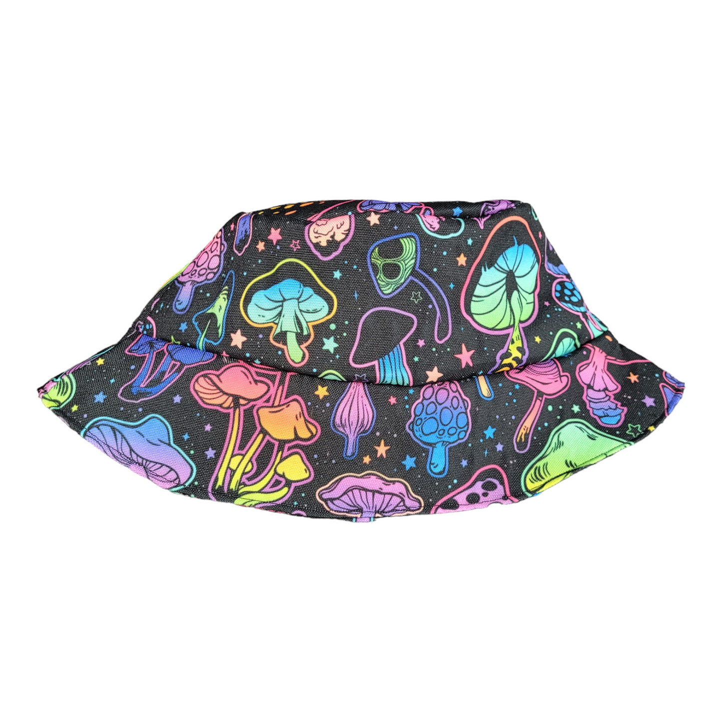 Neon Shroomies Bucket Hat