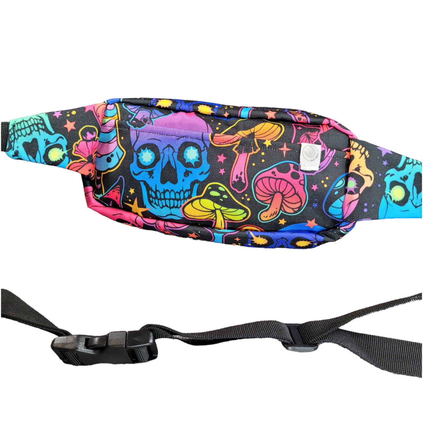 Neon Skulls Fanny Pack