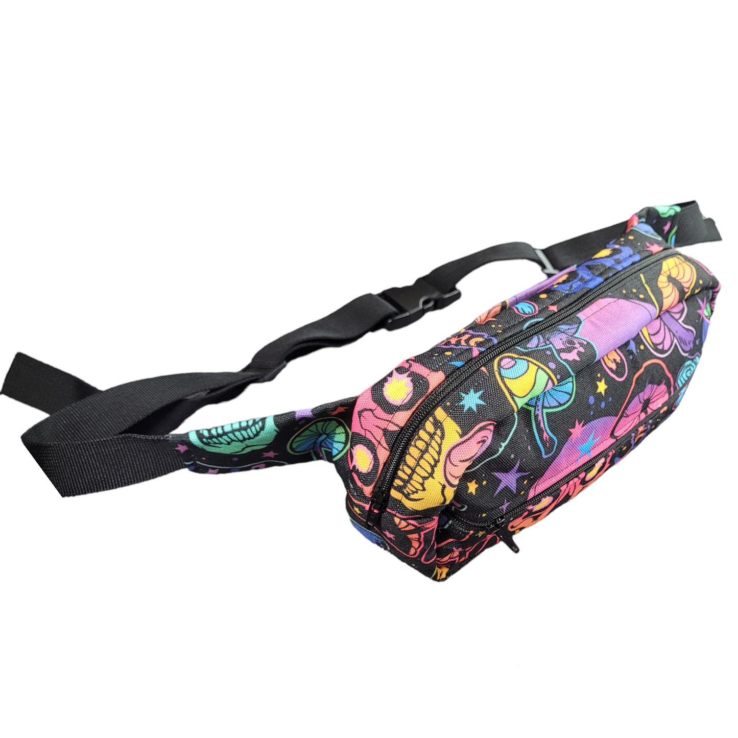 Neon Skulls Fanny Pack