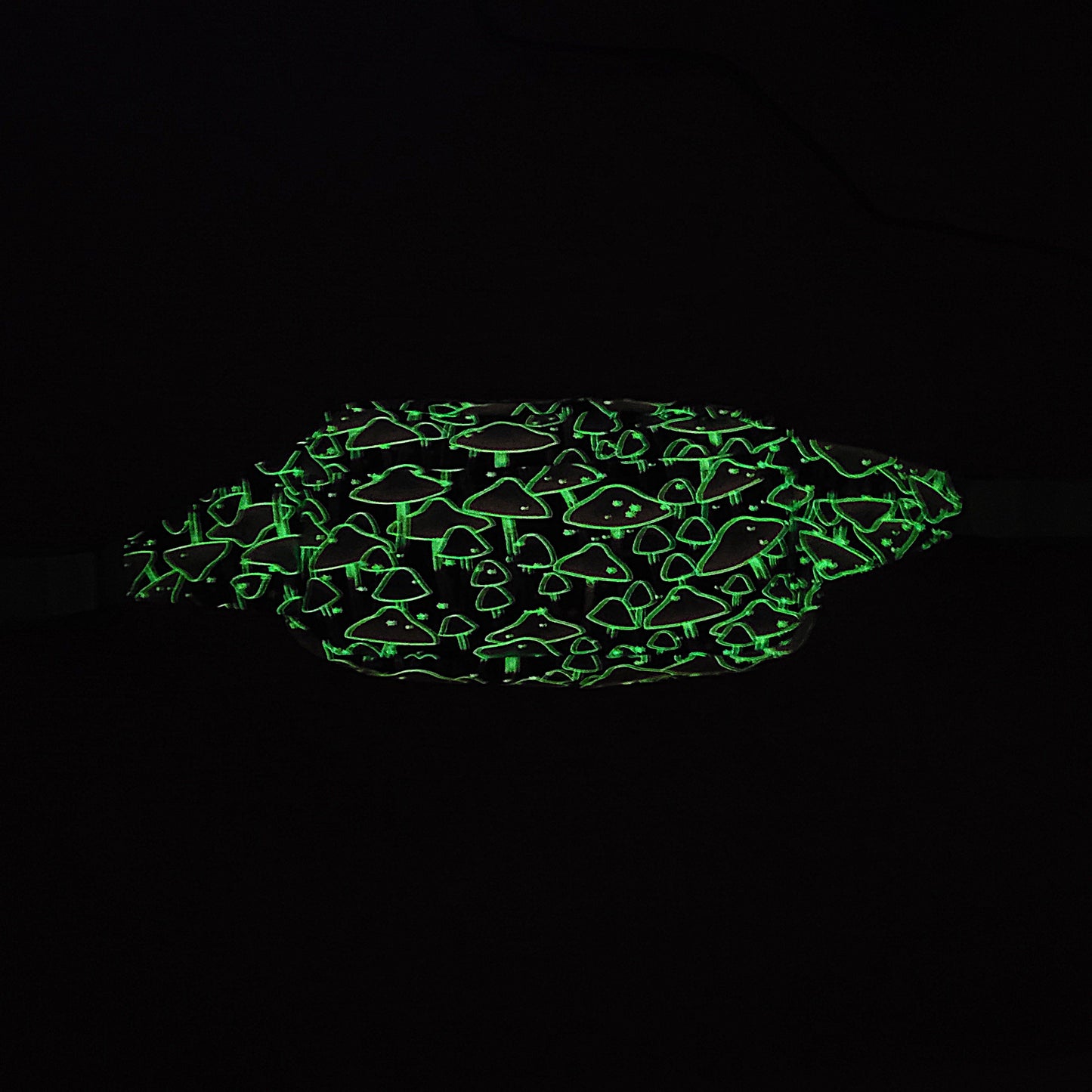 GLOW-IN-THE-DARK Blue Mushrooms