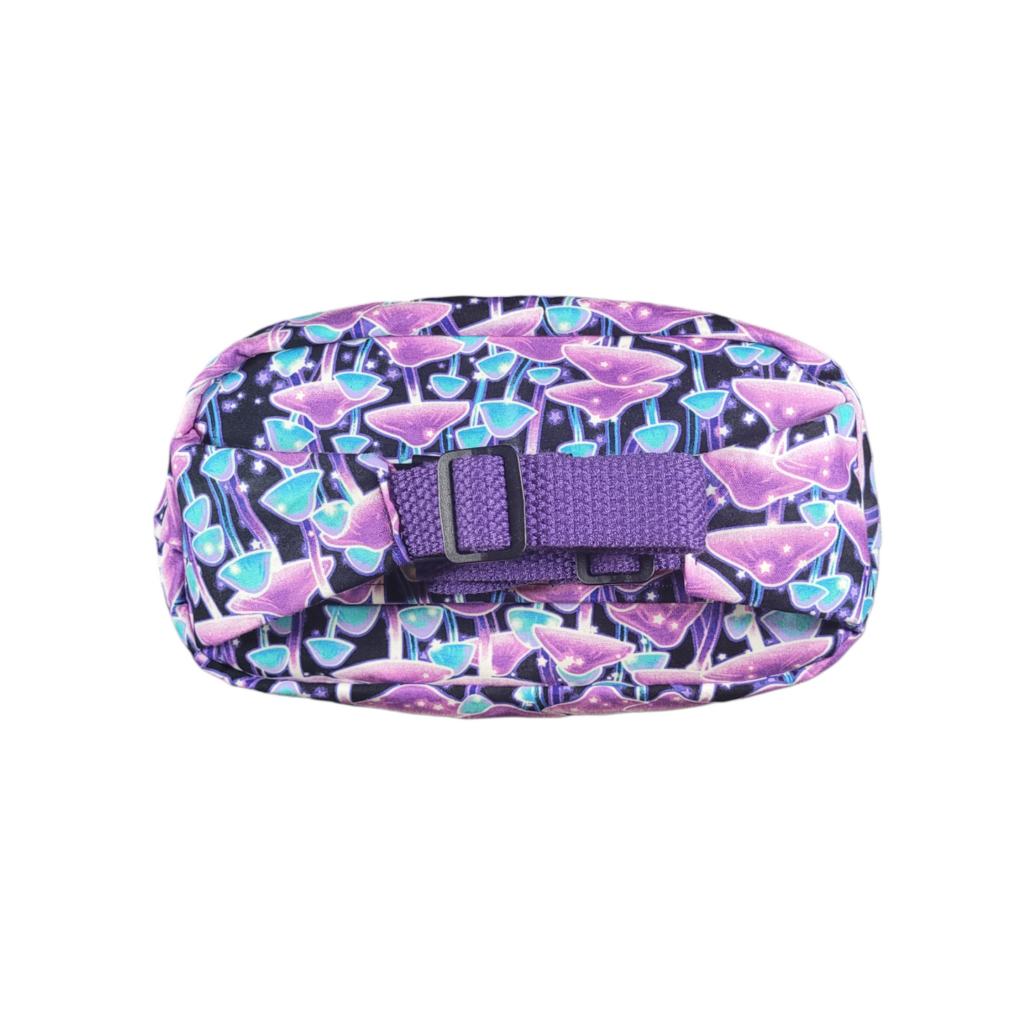 GLOW-IN-THE-DARK Purple Mushroom Fanny Pack