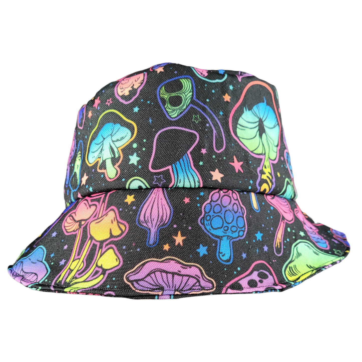Neon Shroomies Bucket Hat