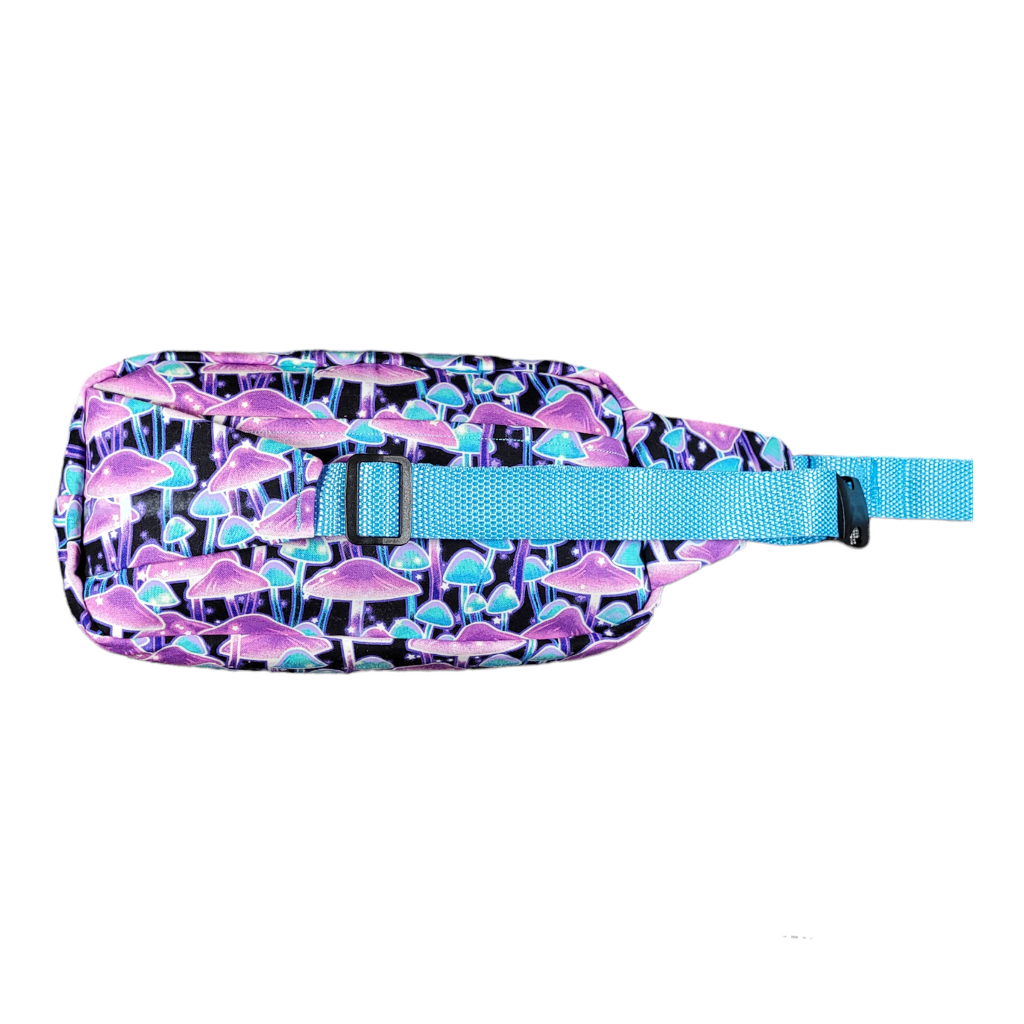 GLOW-IN-THE-DARK Purple Mushroom Fanny Pack