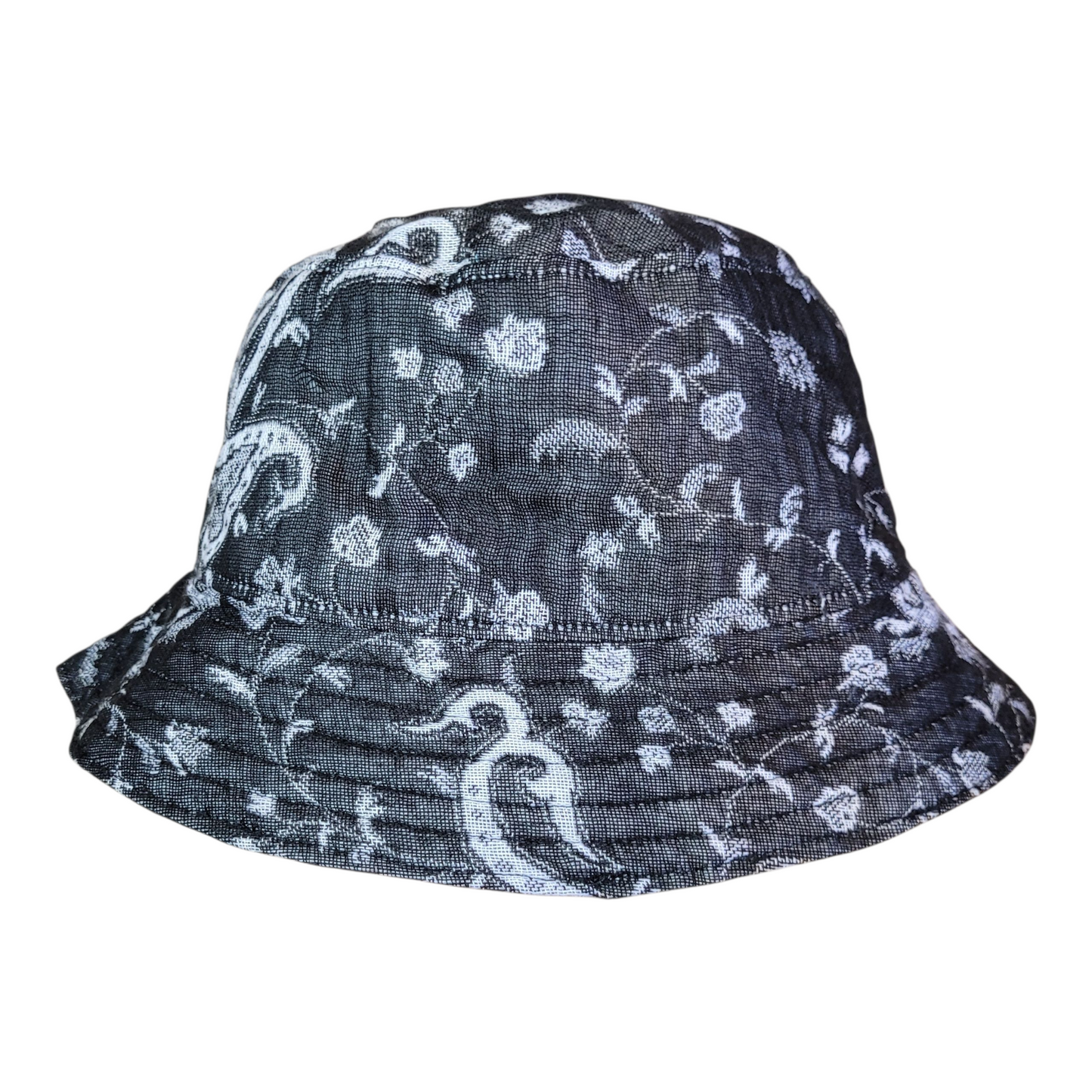 REVERSIBLE Pashmina Bucket Hat -Nocturnal Bloom