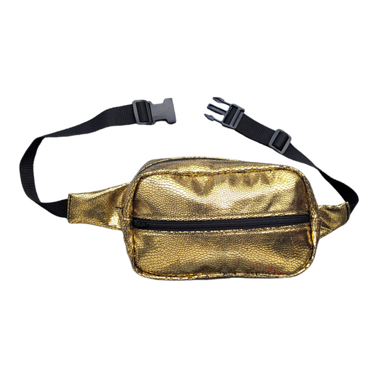 Gold Snake Skin Fanny Pack