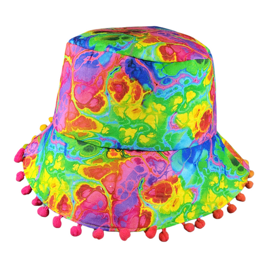 Rainbow Oill-spill Bucket Hat