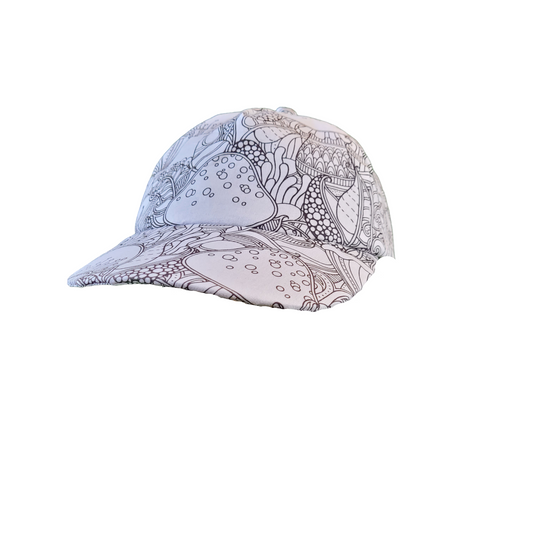 Color Me Mushroom Baseball Cap