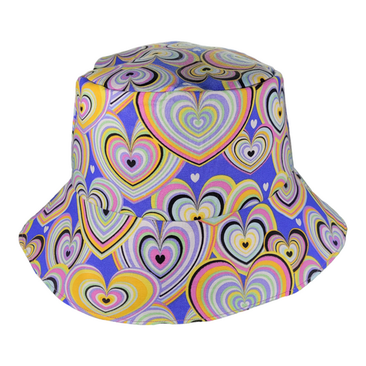 Groovy Hearts Bucket Hat