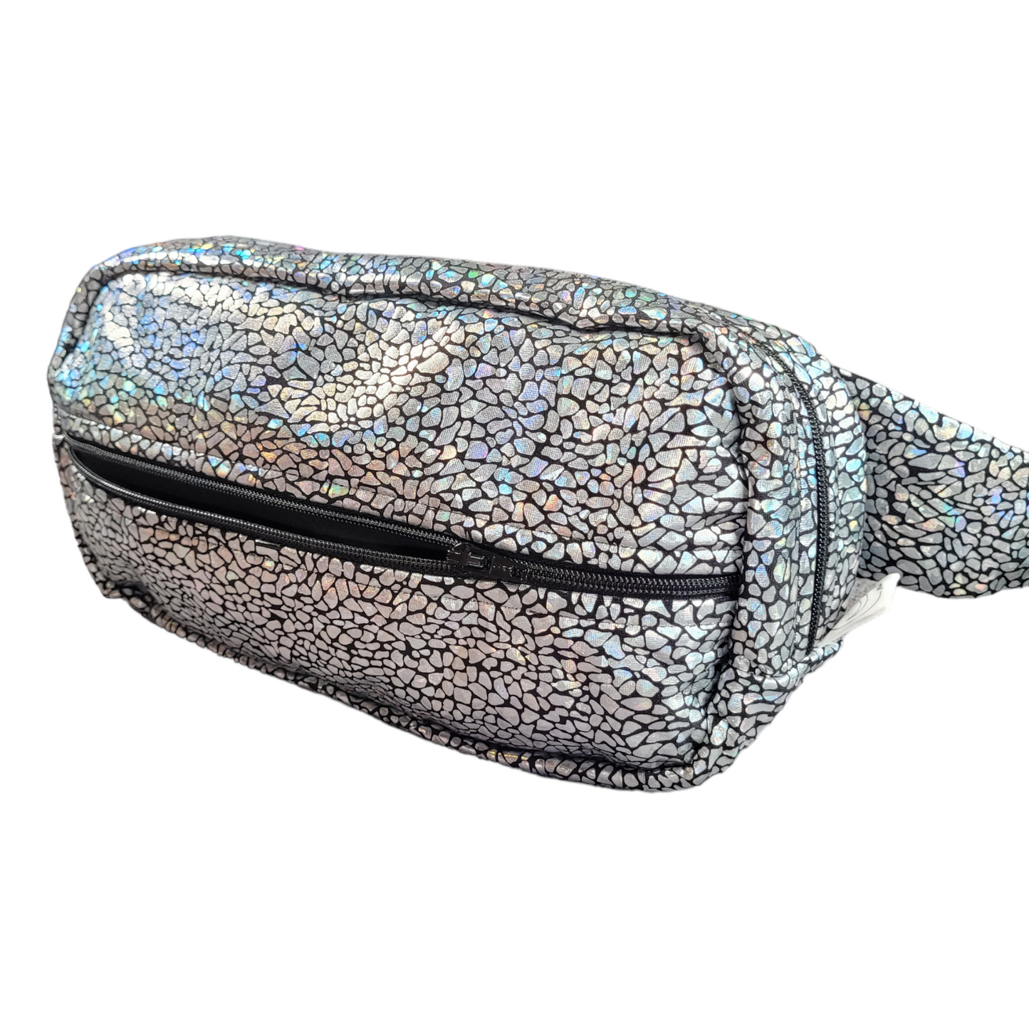 Silver Kaleidoscope Fanny Pack