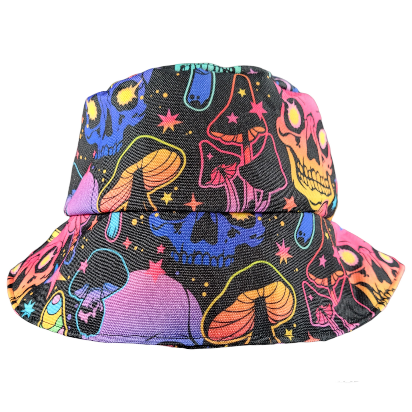 Neon Skulls Bucket Hat