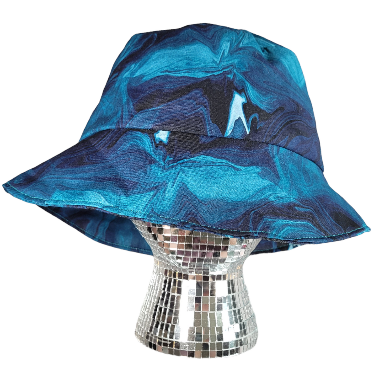 Dark Blue Swirl Bucket Hat