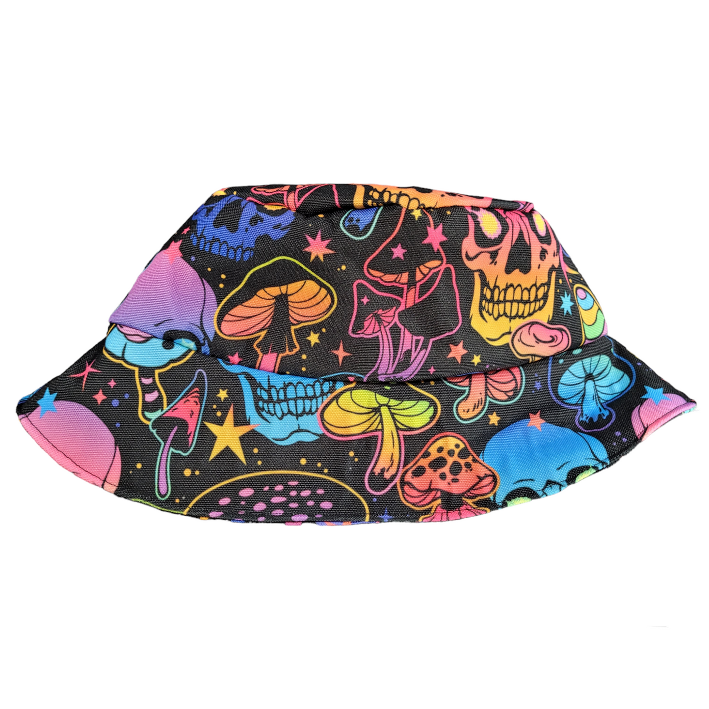 Neon Skulls Bucket Hat