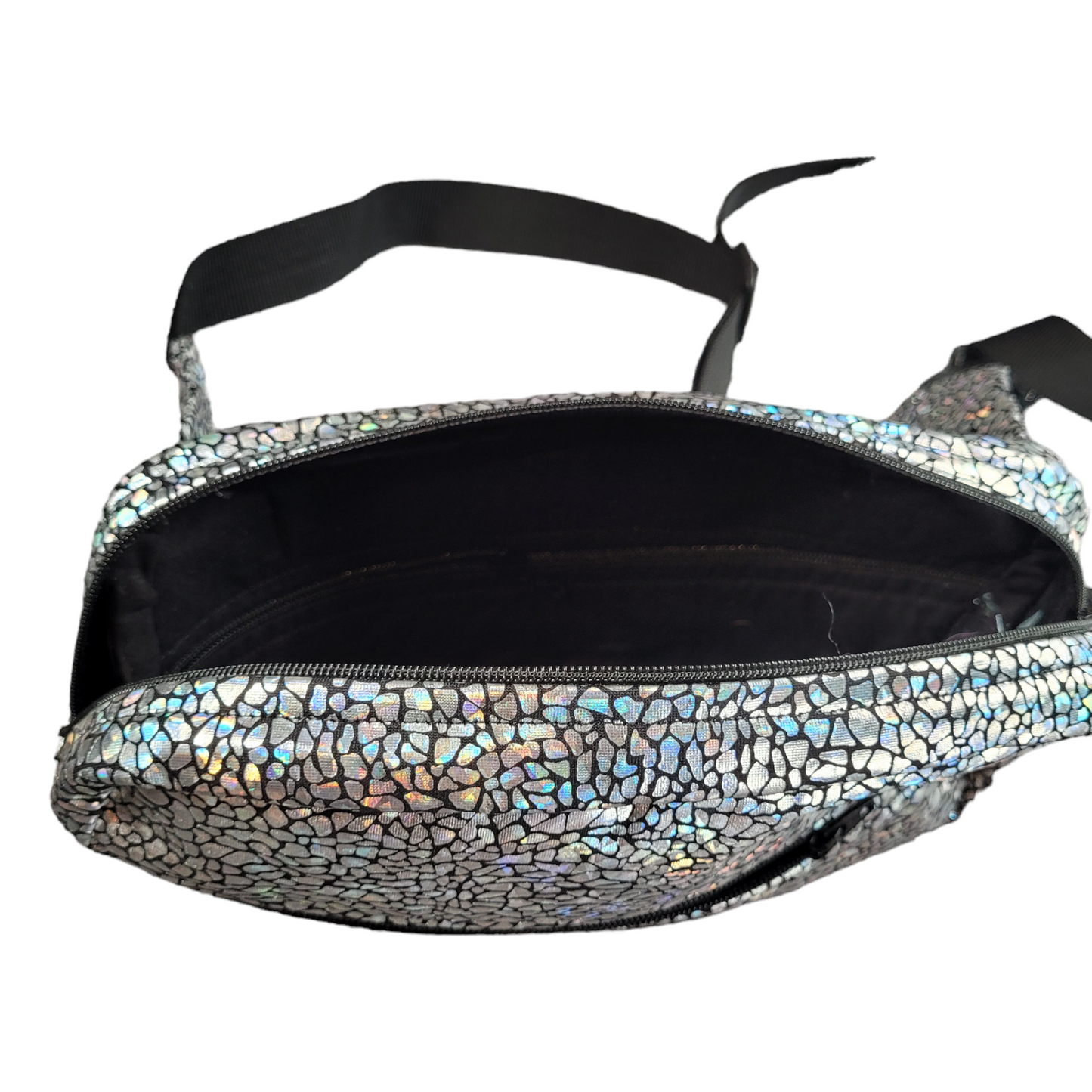 Silver Kaleidoscope Fanny Pack